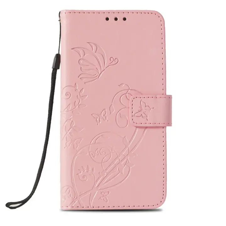 Pink Роскошный чехол для Fundas LG K30 K10 K8 G3 G4 H340 H440 H502 LS770 LS775 кошелек кожаный чехол для телефона с бабочками чехол Coque P03Z - Цвет: Pink