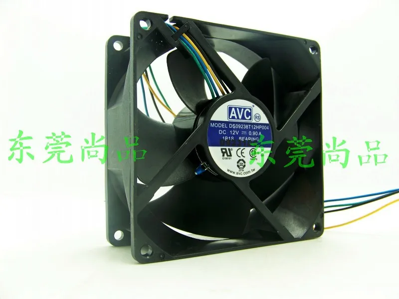 Вентилятор охлаждения для AVC 9 см 90 мм DS09238T12HP004 12 В 0.90A 4 провода P|cooling fan|4 wire fancooling fan