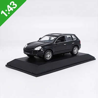 Черный 1:43 Cayenne SUV спортивный сплав модель автомобиля игрушка для детей подарочная Коллекция игрушек оригинальная коробка - Цвет: Черный