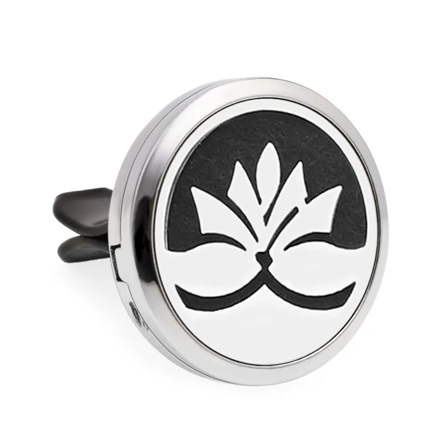 Дерево жизни I love yoga Lotus клипсы для автомобилей медальон со светорассеивателем parfum эфирное масло медальон для парфюмерии магнитный с 10 подушечками случайным образом - Окраска металла: HG040