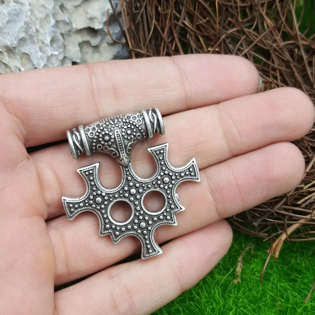 Youe shone кожаное колье с кулоном в стиле викингов Thors Hammer Viking cross Mjolnir Hiddensee