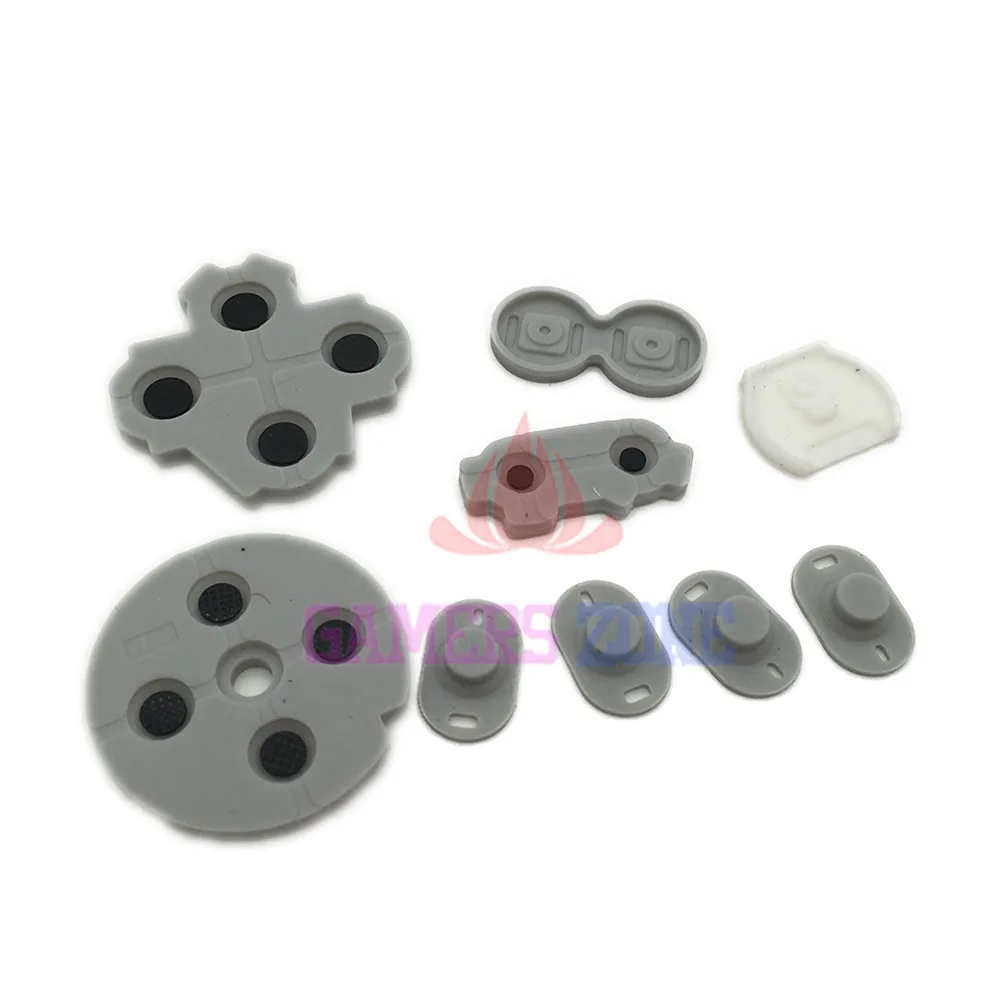 Запасная часть силиконовые резиновые прокладки для геймпада Wii u проводящая