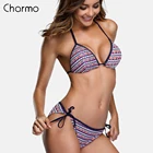 Купальник-бикини женский треугольный с чашками пуш-ап