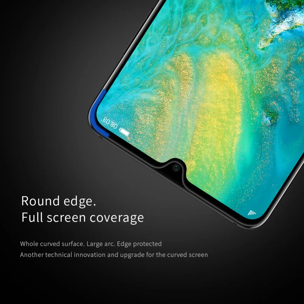 Закаленное стекло для Huawei Mate 20 NILLKIN XD CP + MAX полное покрытие защита экрана с