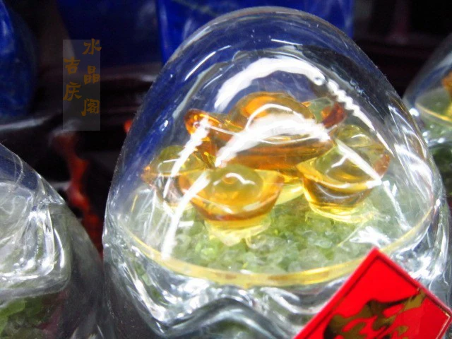 Украшение в форме тыквы из натурального хрусталя украшение на удачу для