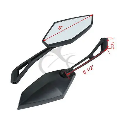 Боковые зеркала заднего вида для мотоцикла HONDA SUZUKI KAWASAKI Monster YAMAHA FZ6N FZ6 N CB1100 CB1000R GSR400