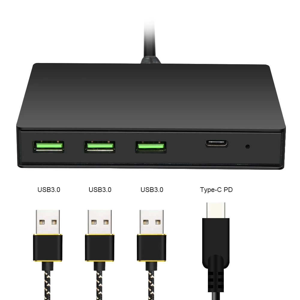 PD3.0 Тип-закрытая акционерная Компания C& QC3.0 Quick Charge 3-Порты и разъёмы USB 3,0 быстро Зарядное устройство Мощность адаптер для Macbook iPhone планшет с Тип C кабель