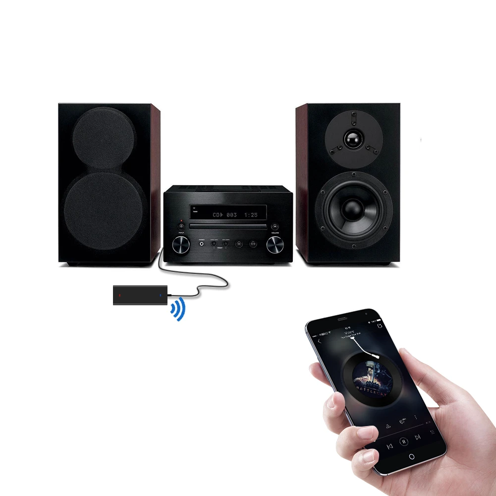 2 цвета мини портативный HIFI аудио Bluetooth наушники усилитель наушников 3,5 мм AUX Стерео