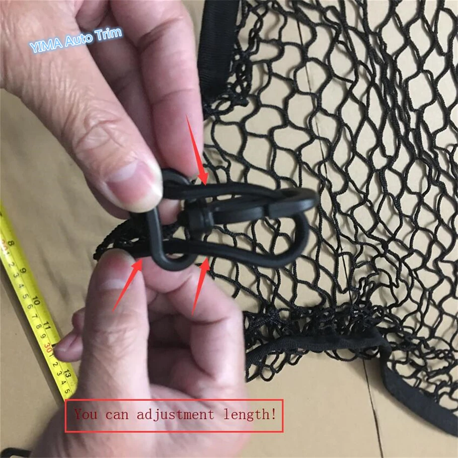 

Lapetus Auto Styling Rear Trunk Luggage Storage Net String Bag Mesh Net Cover Trim For Lexus RX200t RX450h 2016 2017 2018 2019