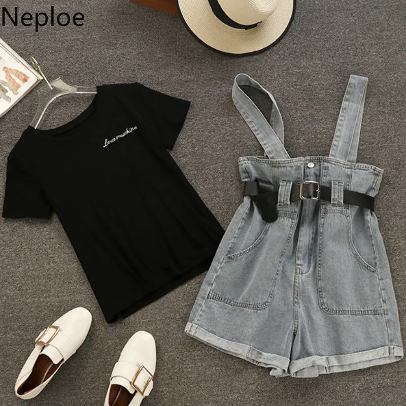 Neploe/комплект одежды из 2 предметов для женщин с буквенным принтом и круглым