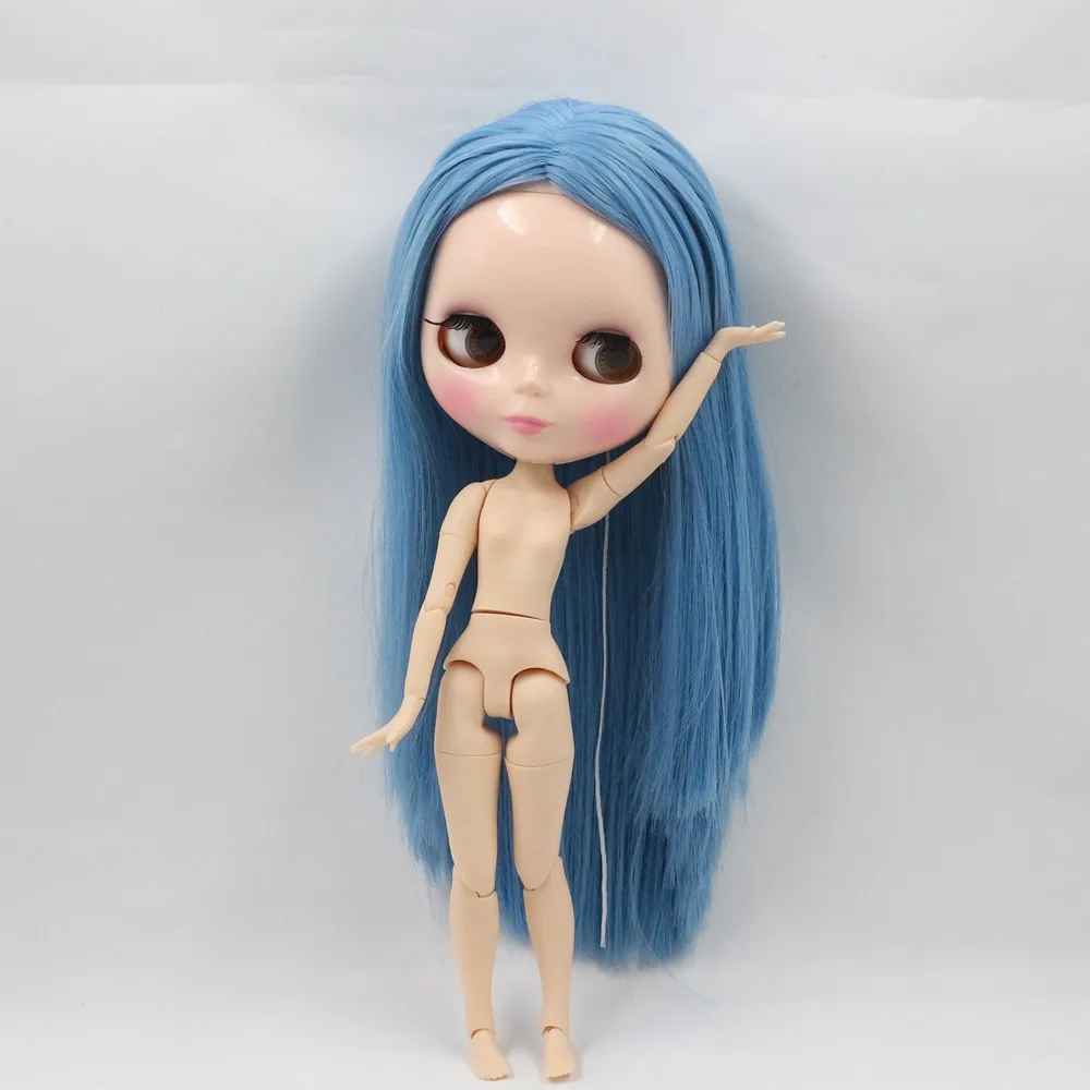 Бесплатная доставка синие микс кукол Blyth с чистым телом Nemmo Azone. (TRG 184)|blythe doll|hair
