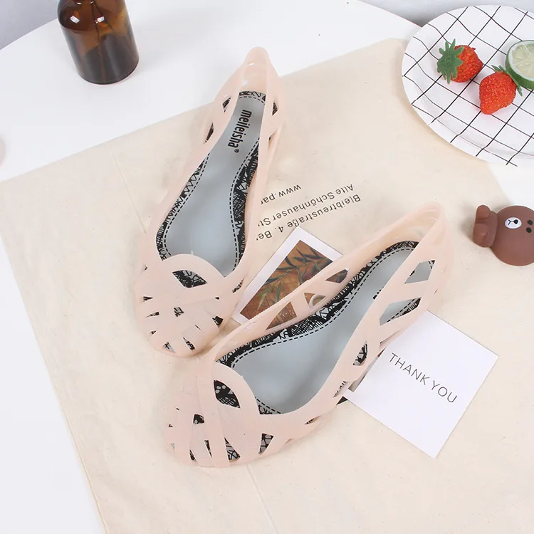 Женские Прозрачные Сандалии Mini Melissa летние детские сандалии прозрачная обувь