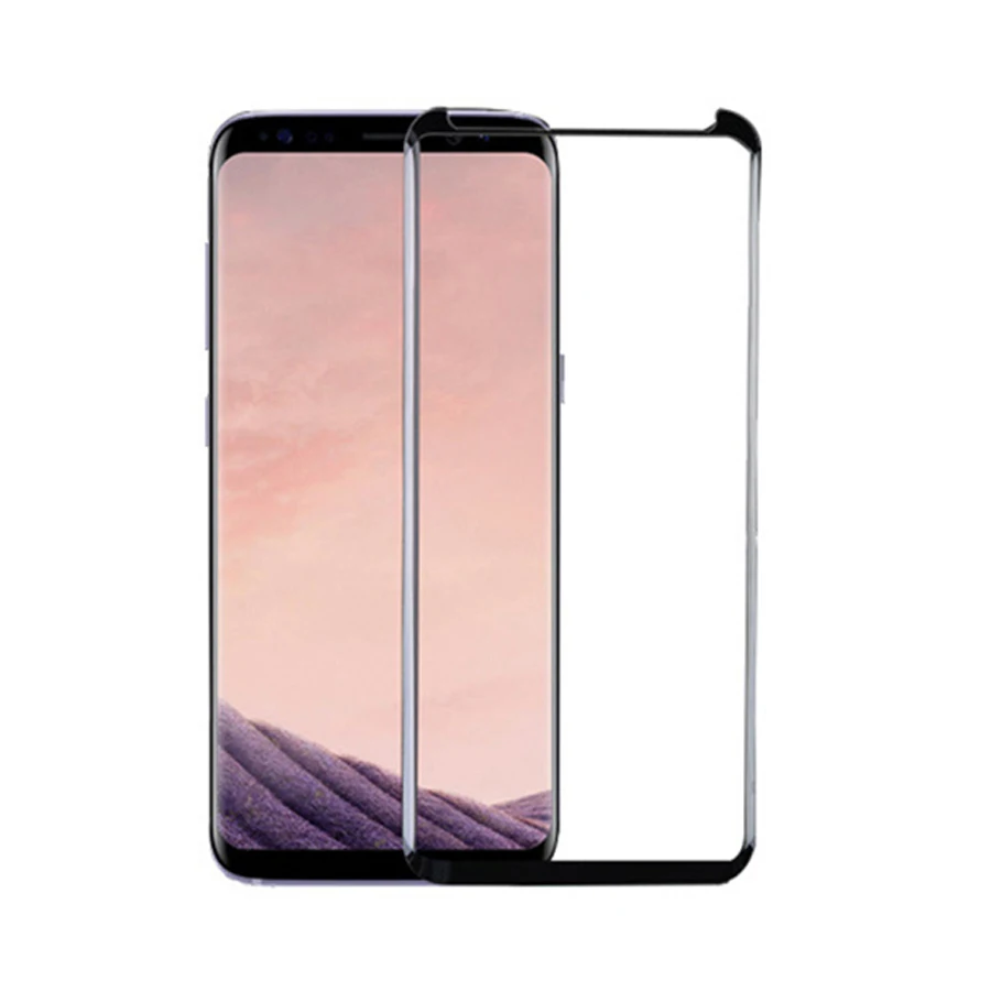 9H 3D изогнутый защитный чехол из закаленного стекла для Samsung Galaxy S8 Plus S9 Защитная