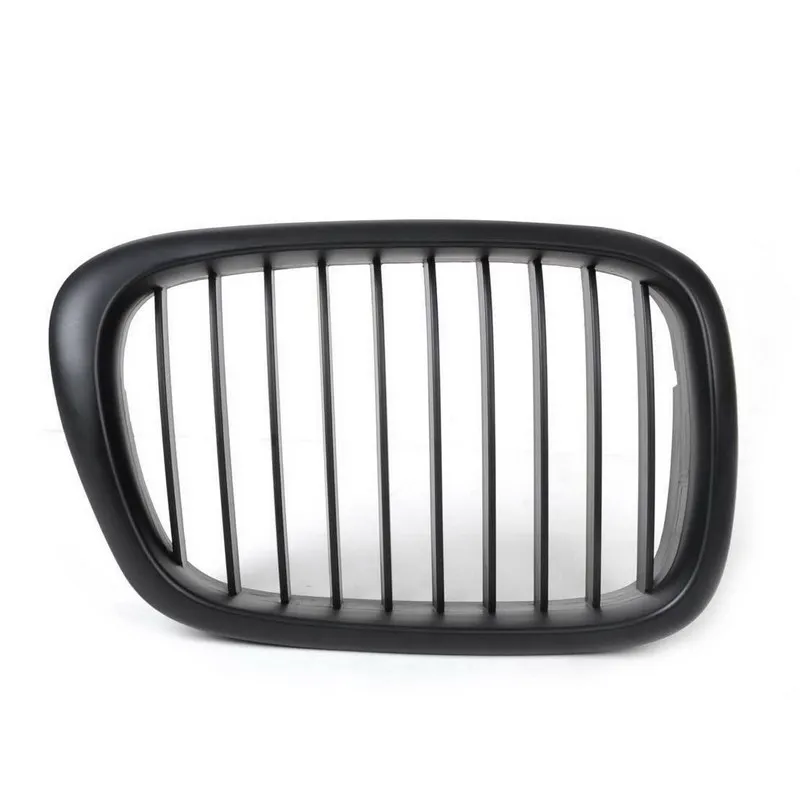 Matt-Black Front Double Line Grilles Grill For BMW 5 Series E39 1995-2004 SR1G car styling accessories | Автомобили и мотоциклы