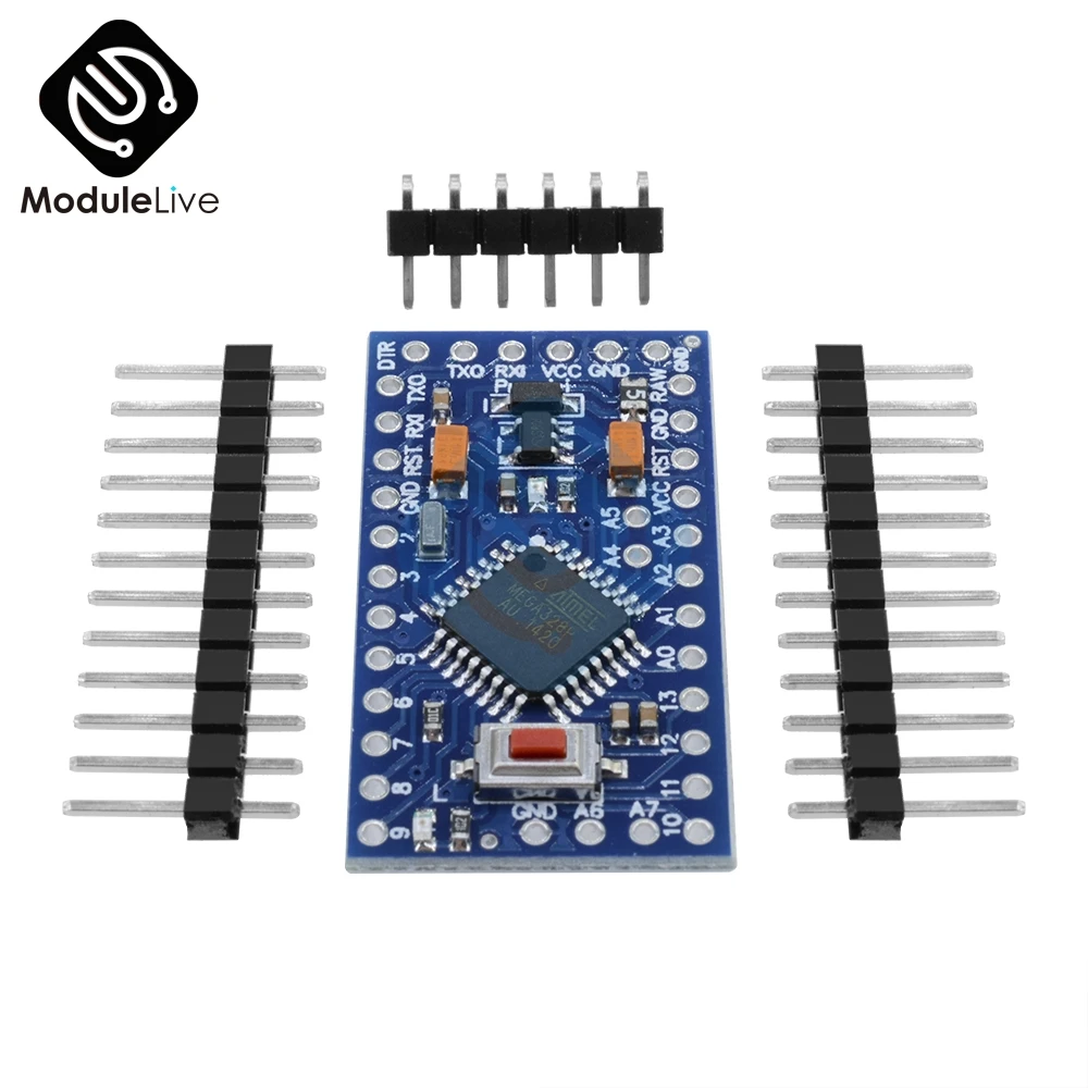 Плата Atmega328 Pro Mini 5 в 16 м модуль для Arduino Nano с автоматическим сбросом