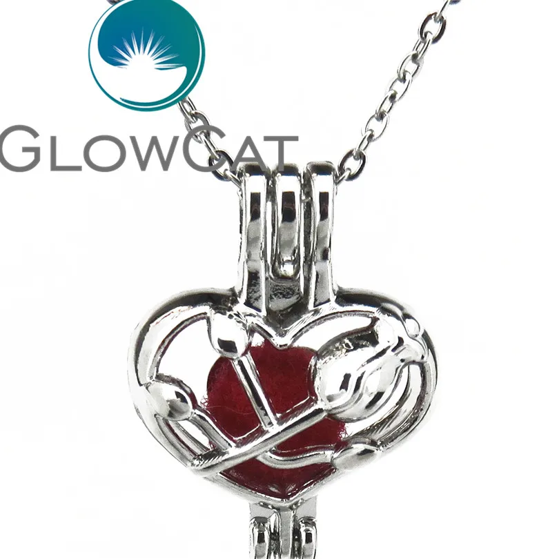 GLOWCAT KK607 розы в сердце бусины клетка эфирных масел аэрозольный распылитель для