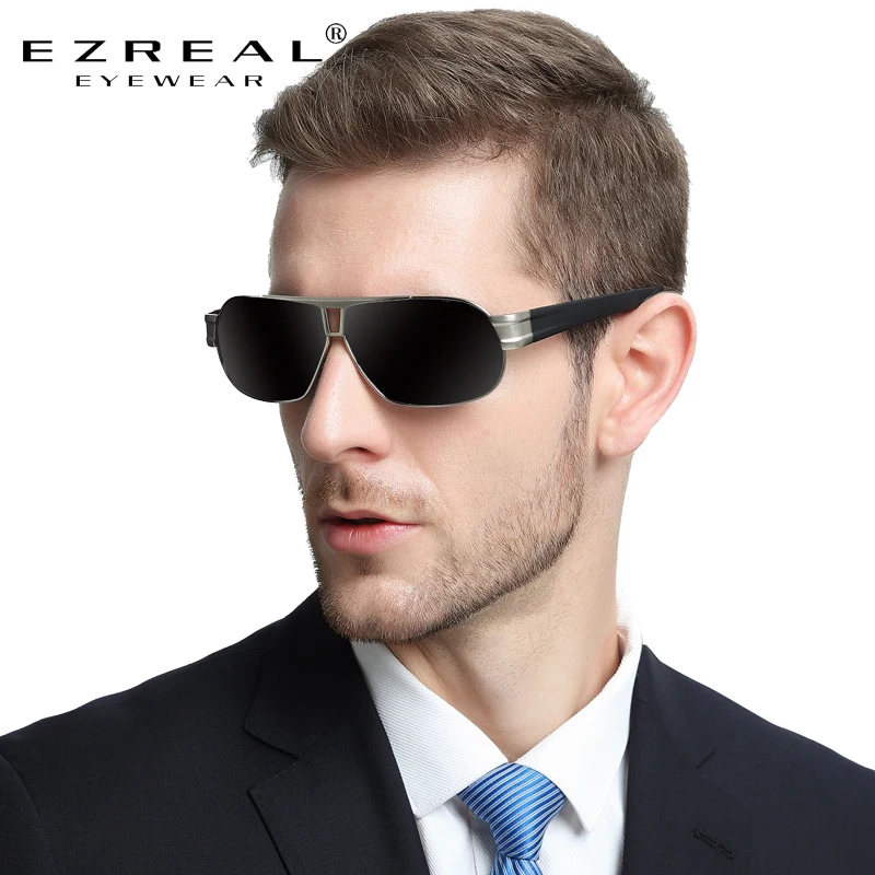 Солнцезащитные очки EZREAL Мужские поляризационные алюминиевые спортивные