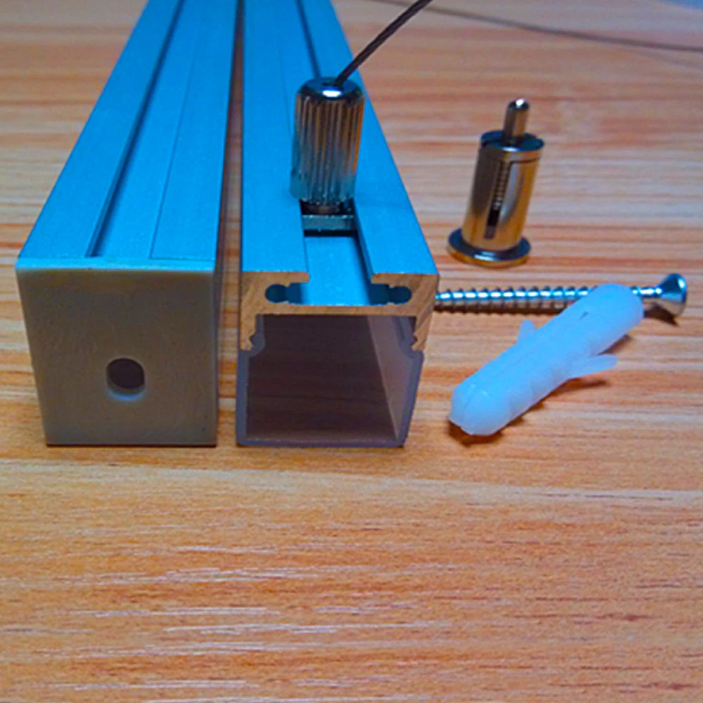 Тонкий светодиодный алюминиевый профиль 30 м (30 шт.) в партии 1 за штуку с молочным