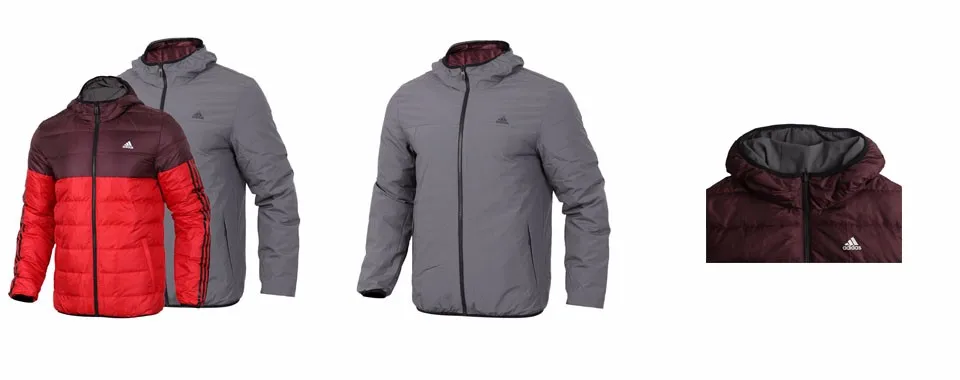 Новое поступление Adidas itavic REV Для мужчин Реверсивный Подпушка пальто Пеший Туризм Подпушка Спортивная