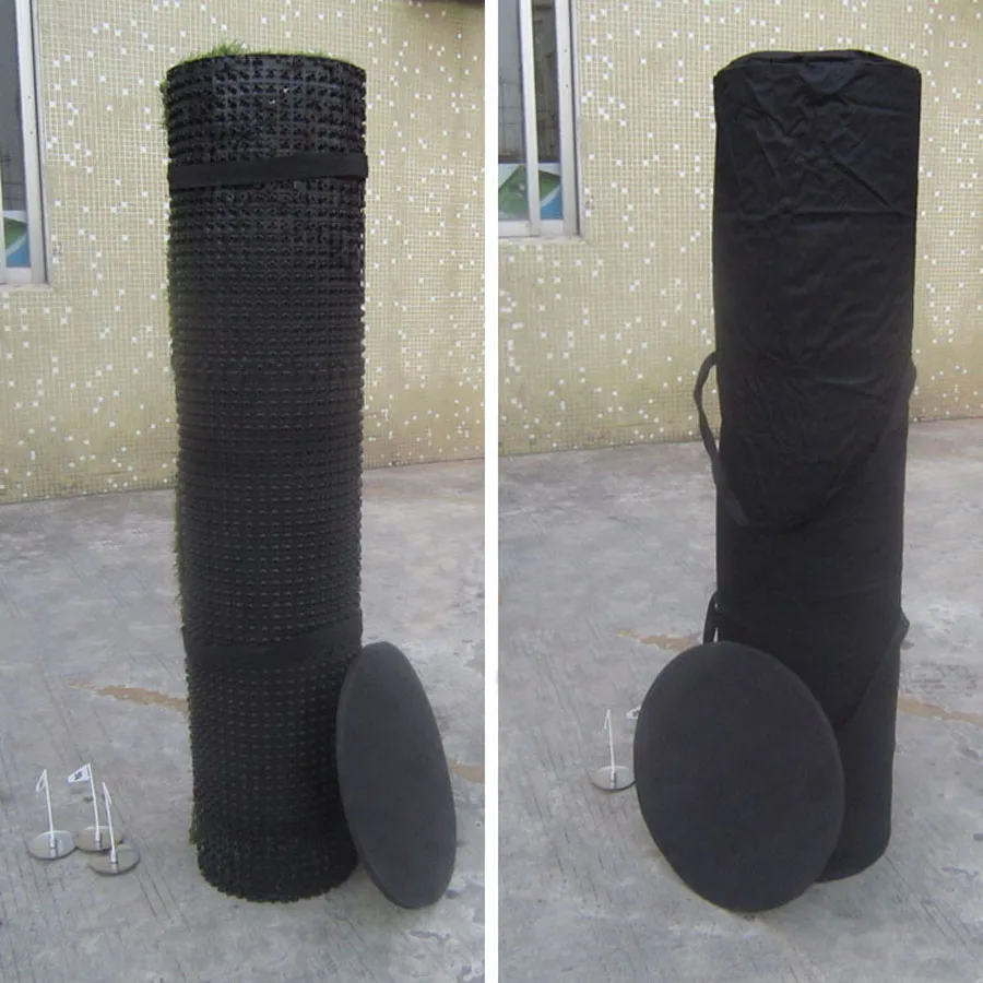 Гольф положить зеленый портативный реалистичный синтетический дерн на заказ