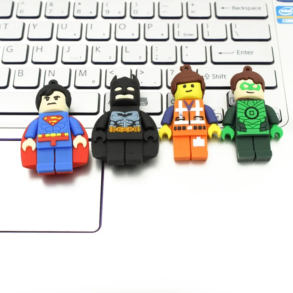 Usb флеш накопитель 32 ГБ 16 8 4 Гб Супермен Бэтмен|avengers usb|u diskpendrive 16gb |