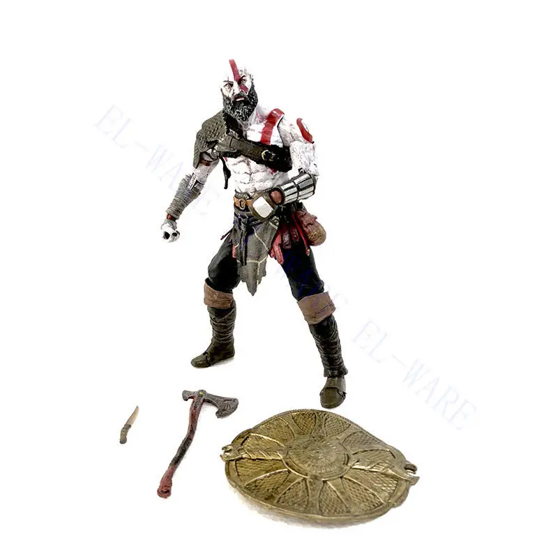 7 дюймов NECA Оригинал 2018 God of War 4 Ultimate Kratos &quotПВХ фигурка игрушка Съемная Модель