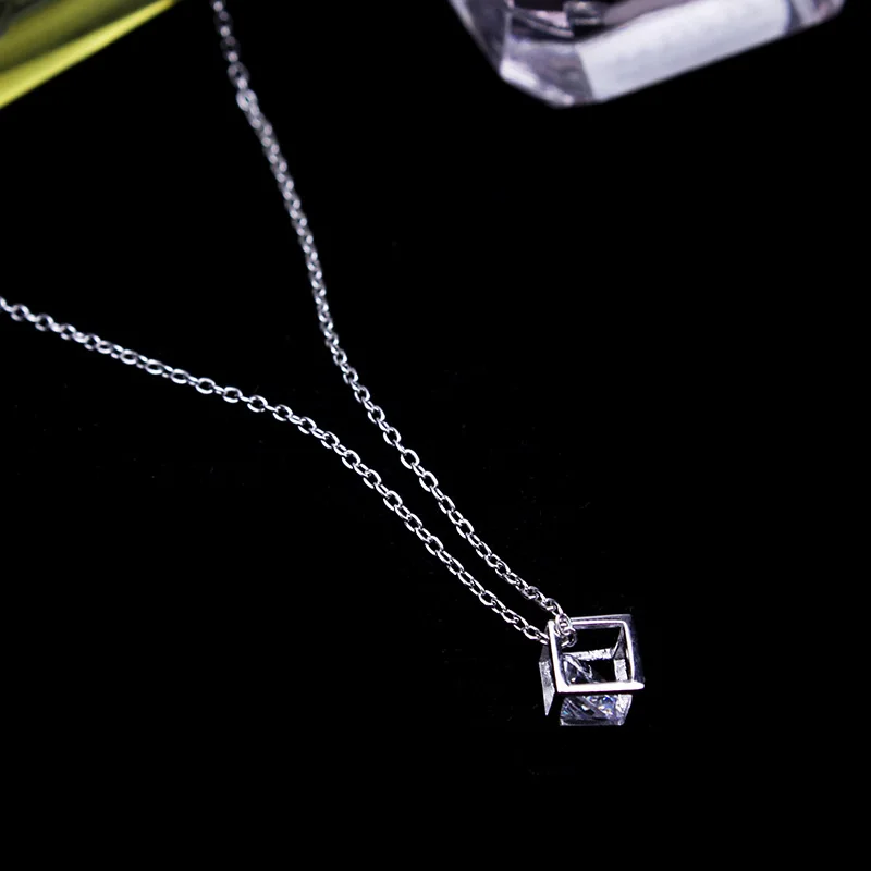 Новое поступление 2018 ожерелье YUN RUO цвета розового золота модное женское с