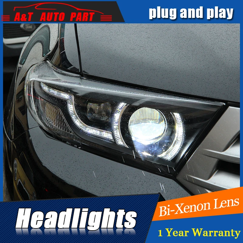 Автостайлинг фары Toyota Highlander 2012 2013 2014 для биксеноновых линз h7 xenon | Автомобили и