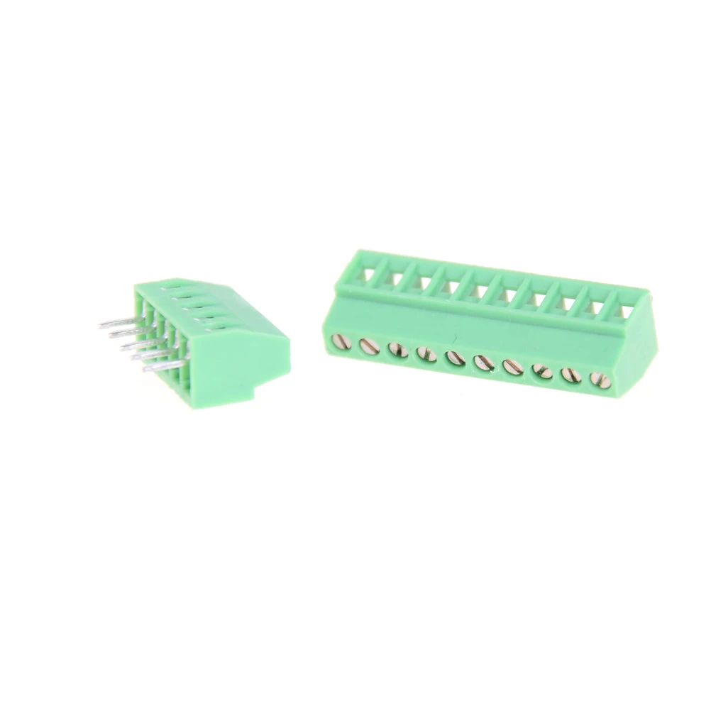 1 шт. шаг PCB Пружинные клеммные блоки соединитель KF128 8P 16P прямой штырь Медь