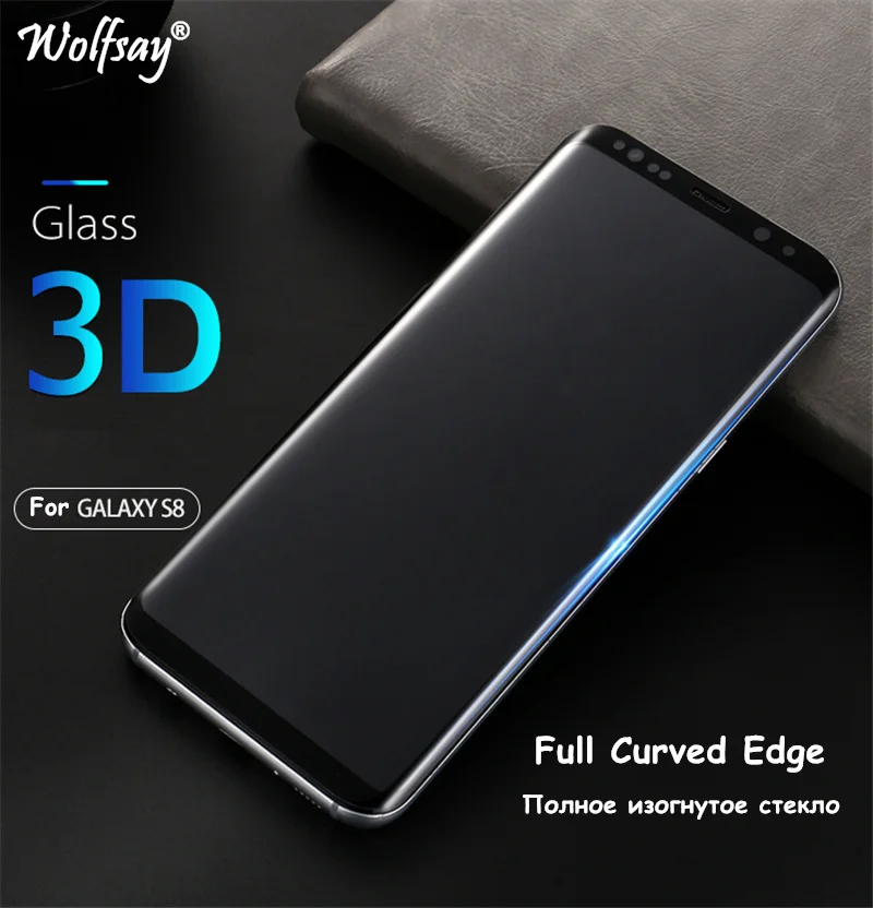 3D изогнутое закаленное стекло для Samsung Galaxy S8 Plus защита экрана полное покрытие