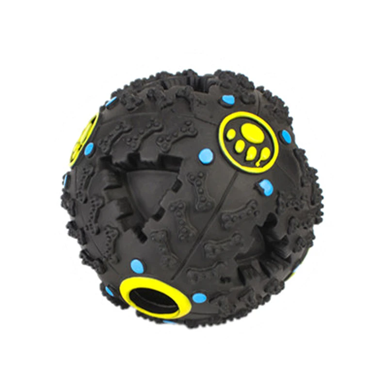 Забавная игрушка трубка с утечкой звука мяч для еды собак пазл питомцев С укусом