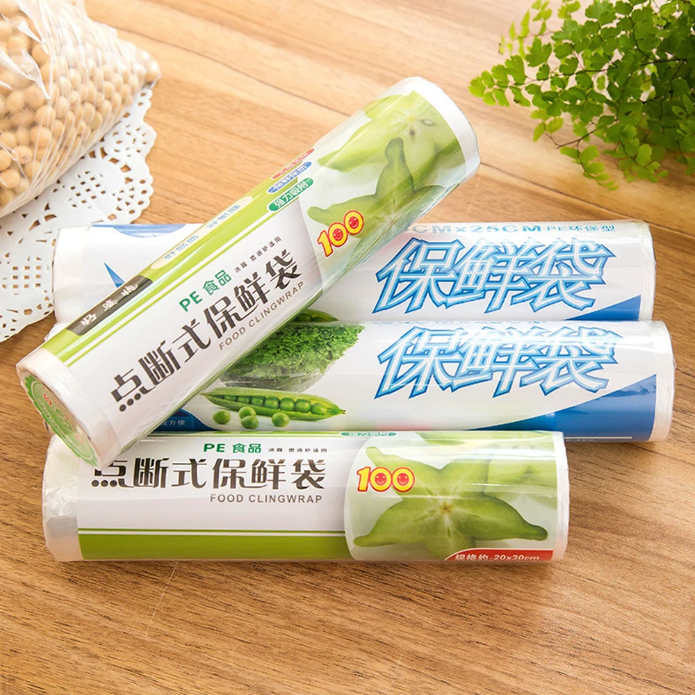 1 рулон сарановая упаковка для пищевых продуктов Вакуум прозрачный точка перерыв