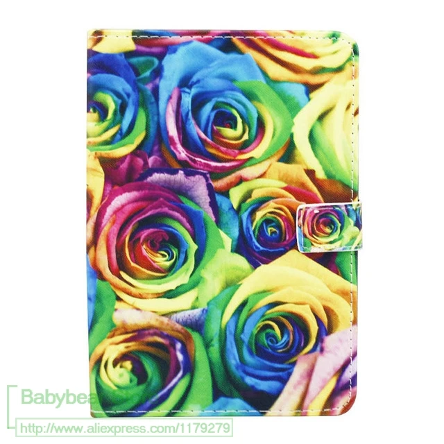 rose Для Xiaomi mi Pad 4 mi Pad4 8 дюймов планшет для Xiaomi mi Pad4 mi pad 4 8," Чехол универсальный чехол для планшета из искусственной кожи чехол - Цвет: rose