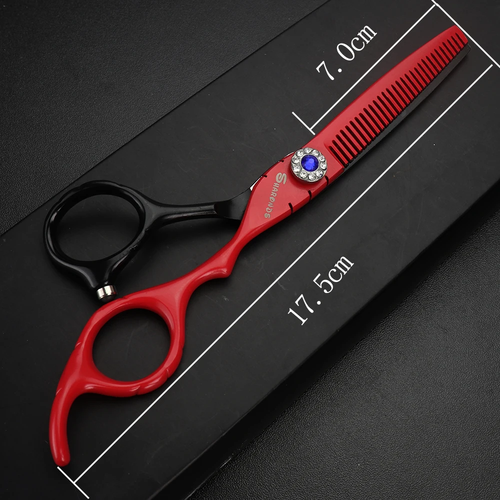 

Hair scissors barber professional 6 inch bird shear hair salon sharonds scissors set kit hairdressing tesoura berber makas