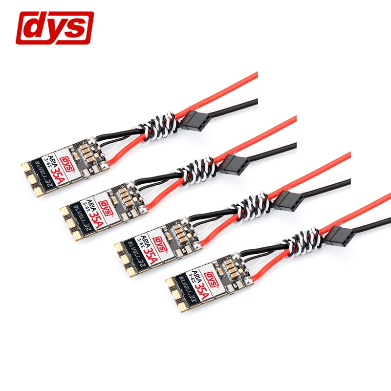 Оригинальный DYS Aria BLHeli_32bit 35A 35amp бесщеточный ESC 3 S-6 S Dshot1200 готовый встроенный