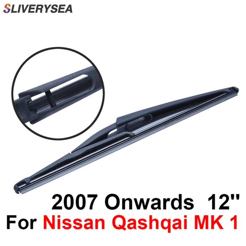 SLIVERYSEA Задняя щетка стеклоочистителя Без Рычага для Nissan Qashqai MK 1 2007 года 12 'Ƌ