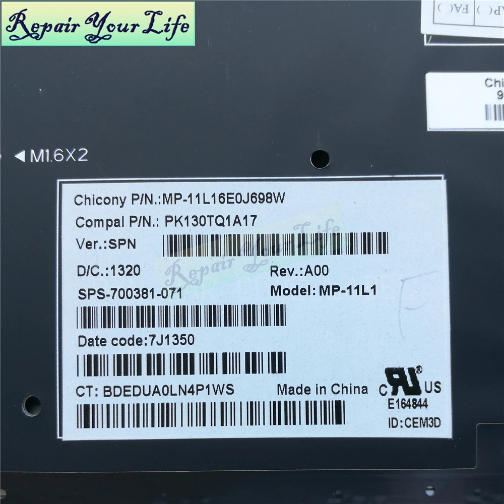 Клавиатура для ноутбука HP с подсветкой 13 2000 дюймов|Клавиатуры замены| |