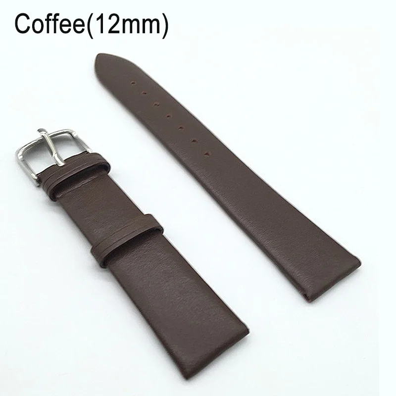 Ремешок из воловьей кожи для мужчин и женщин сменный Браслет наручных часов