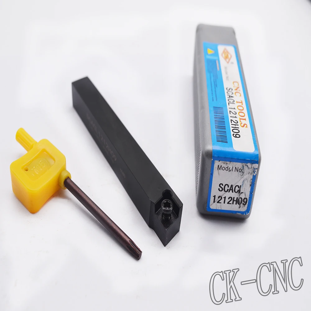 

SCACL1212H09 12*12*100mm 80degreeCNC Lathe External Cutting Tool Left Holder For CC**09T3 inserts