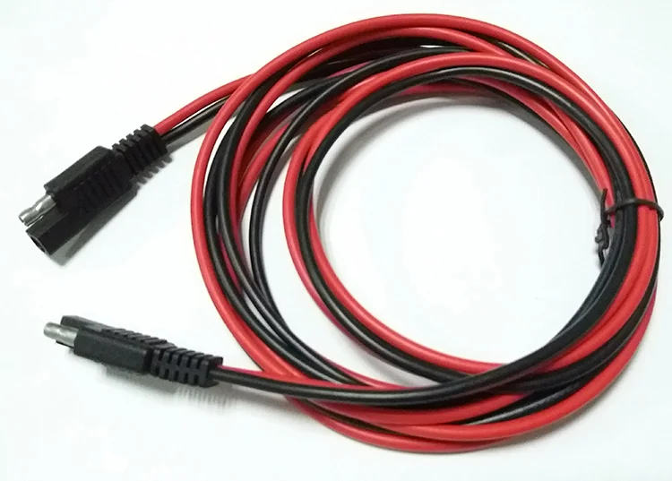 8 Feet SAE to Plug Quick Connector 20A/1015/14AWG Copper Cord Extension Power Cable for Automobile Car Washer Inflator Pump | Автомобили и