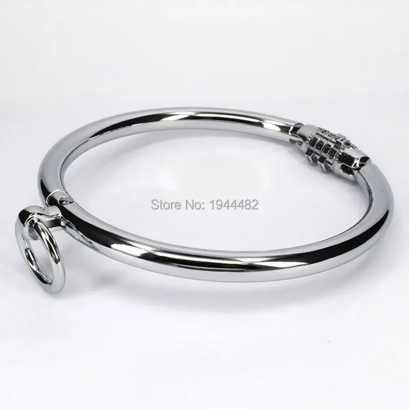 Sodandy блокировки Сталь воротник секс раб с паролем для женщины Нержавеющая сталь