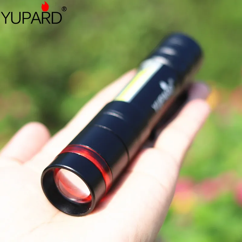 USB зарядка COB Светодиодная Вспышка со встроенным аккумулятором яркая