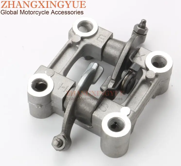 Rocker arm Scooter 58.5mm NON Egr Cylinder Head Big Bore Kit A9 camshaft 42mm air filter for GY6 125cc 150cc upgrade 155cc 152QMI 157QMJ 4T - Цвет: Rocker arm