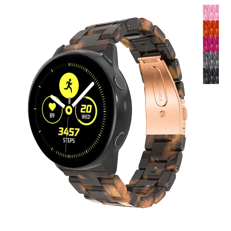 20 мм ремешок для samsung galaxy watch 42 мм активный S2 классический amazfit ремешок Bip полимерный браслет для Ticwatch E/2 huawei watch 2