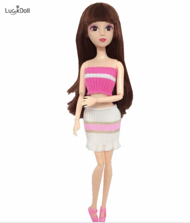 Кукла LUCKDOLL высокое качество ручная работа Новая Одежда для кукол вязаный