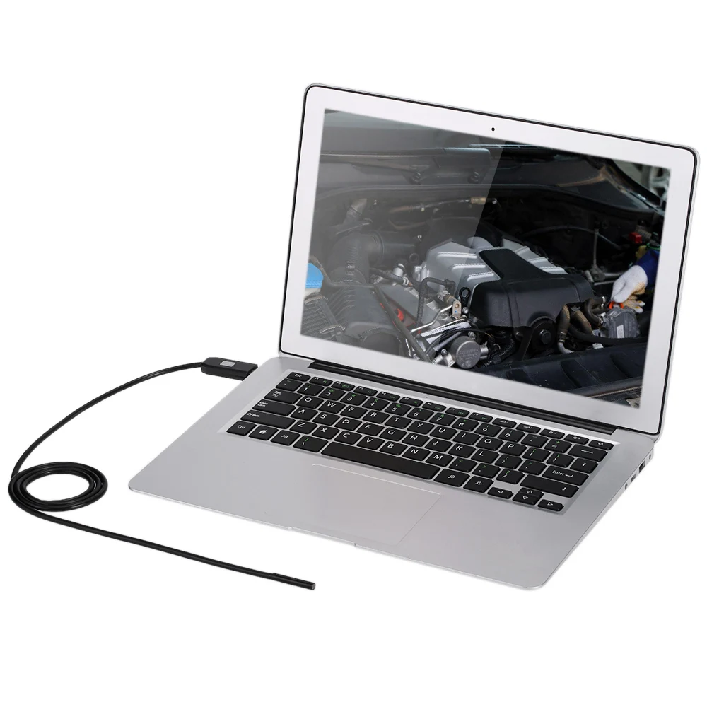 Водонепроницаемый эндоскоп с объективом 7 мм 6 светодиодов 1 м|tube camera|snake tube