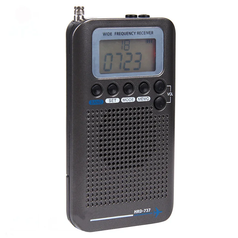 Новый многофункциональный Полнодиапазонный радиоприемник FM/AM/SW/Air/VHF портативный