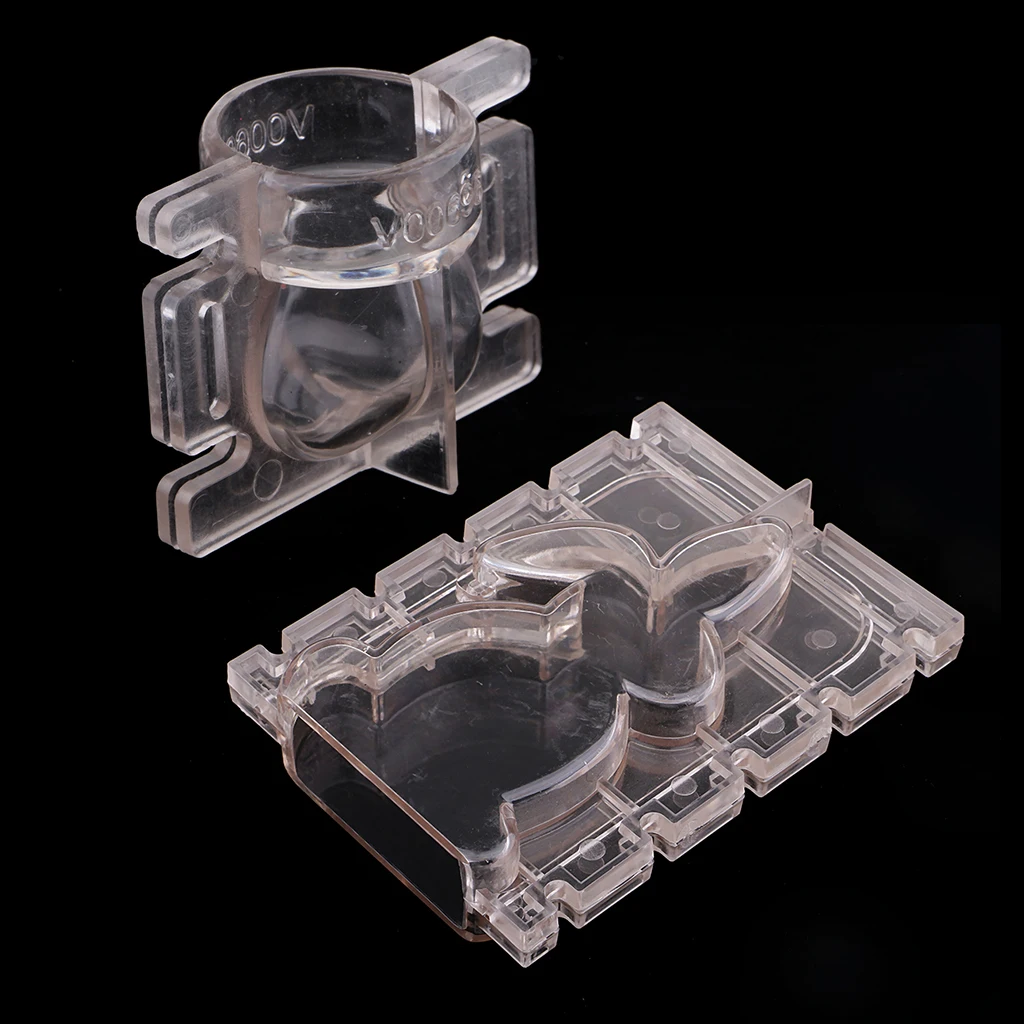 2 шт 3D пластик сердце любовь + Кролик Форма для свечей мыло делая DIY инструменты
