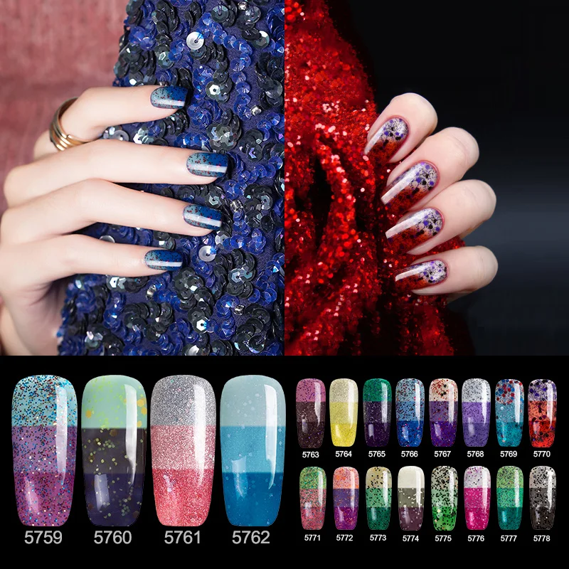 УФ Гель лак для ногтей Modelones цветной красный выдерживает температуру|long lasting nail|uv