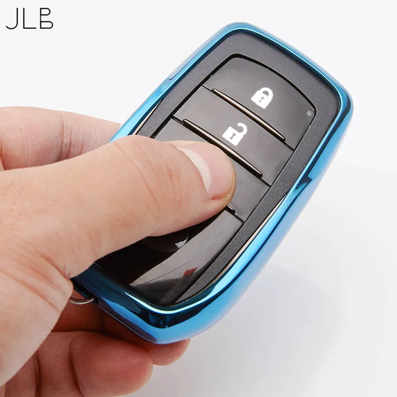 JLB чехол для ключа автомобиля Toyota Avensis Corolla Prius Camry Vitz RAV4 дистанционный
